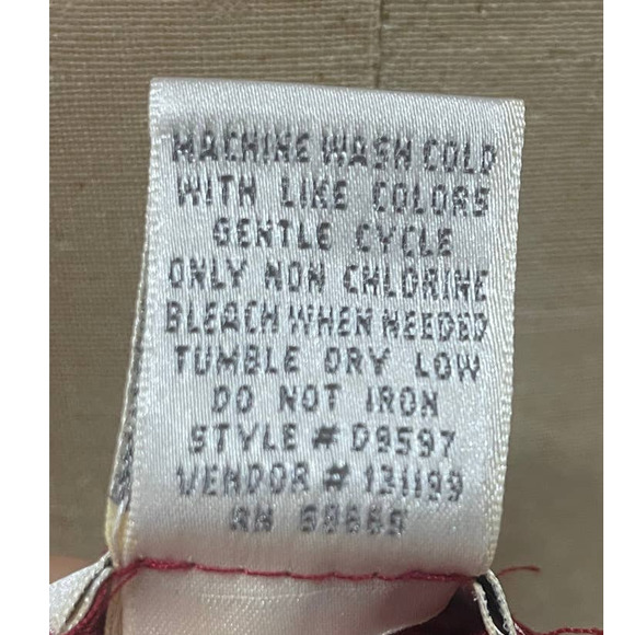 Vintage Nordstrom Intimates Womens Short Sleeve Shirt Top Red Velour Stretch M - Picture 6 of 6